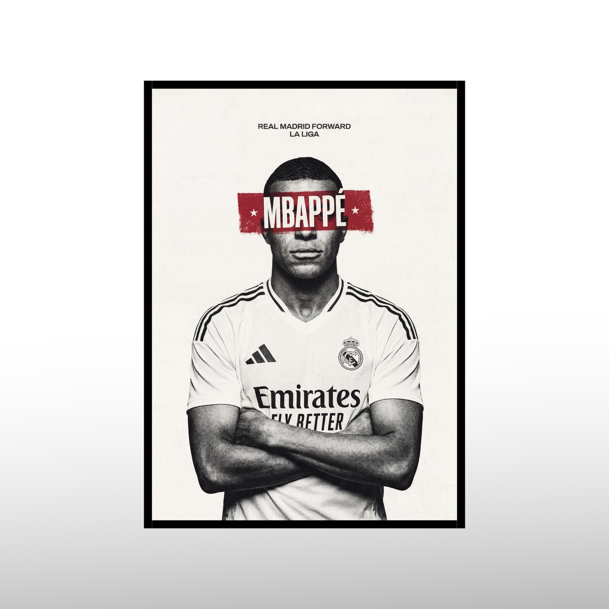 Kylian Mbappe - Ribbon Edition Poster
