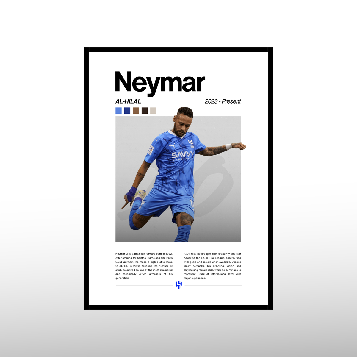 Neymar Jr - Cover Edition Poster