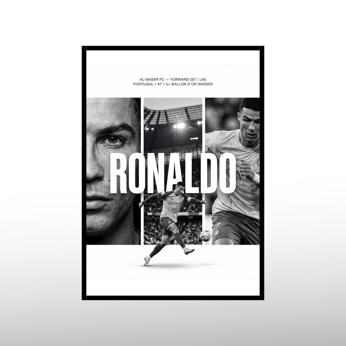 Cristiano Ronaldo - Collage Edition Poster