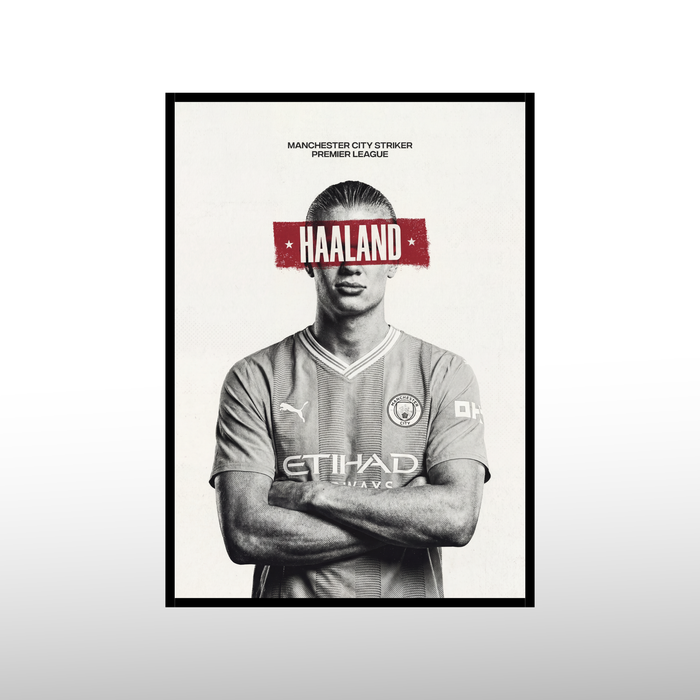 Erling Haaland - Ribbon Edition Poster