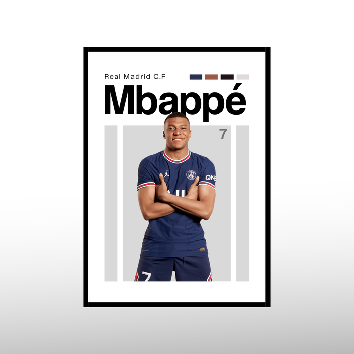Kylian Mbappe - Cover Edition Poster