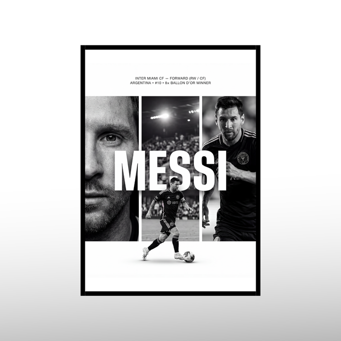 Lionel Messi - Collage Edition Poster