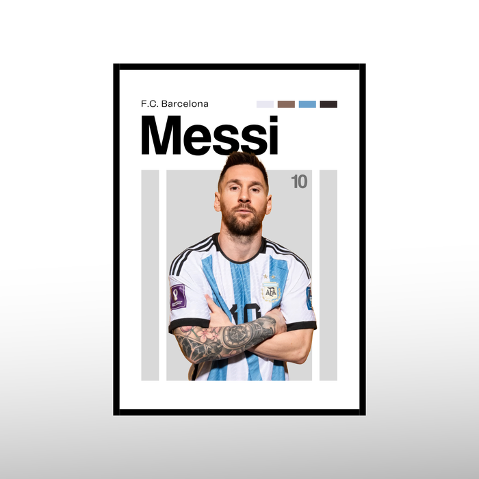 Lionel Messi - Cover Edition Poster