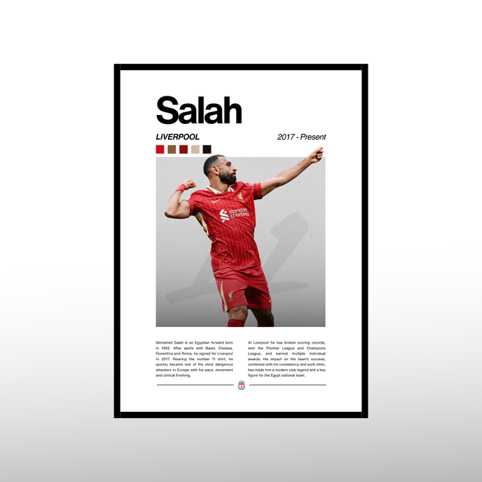 Mohamed Salah - Cover Edition Poster