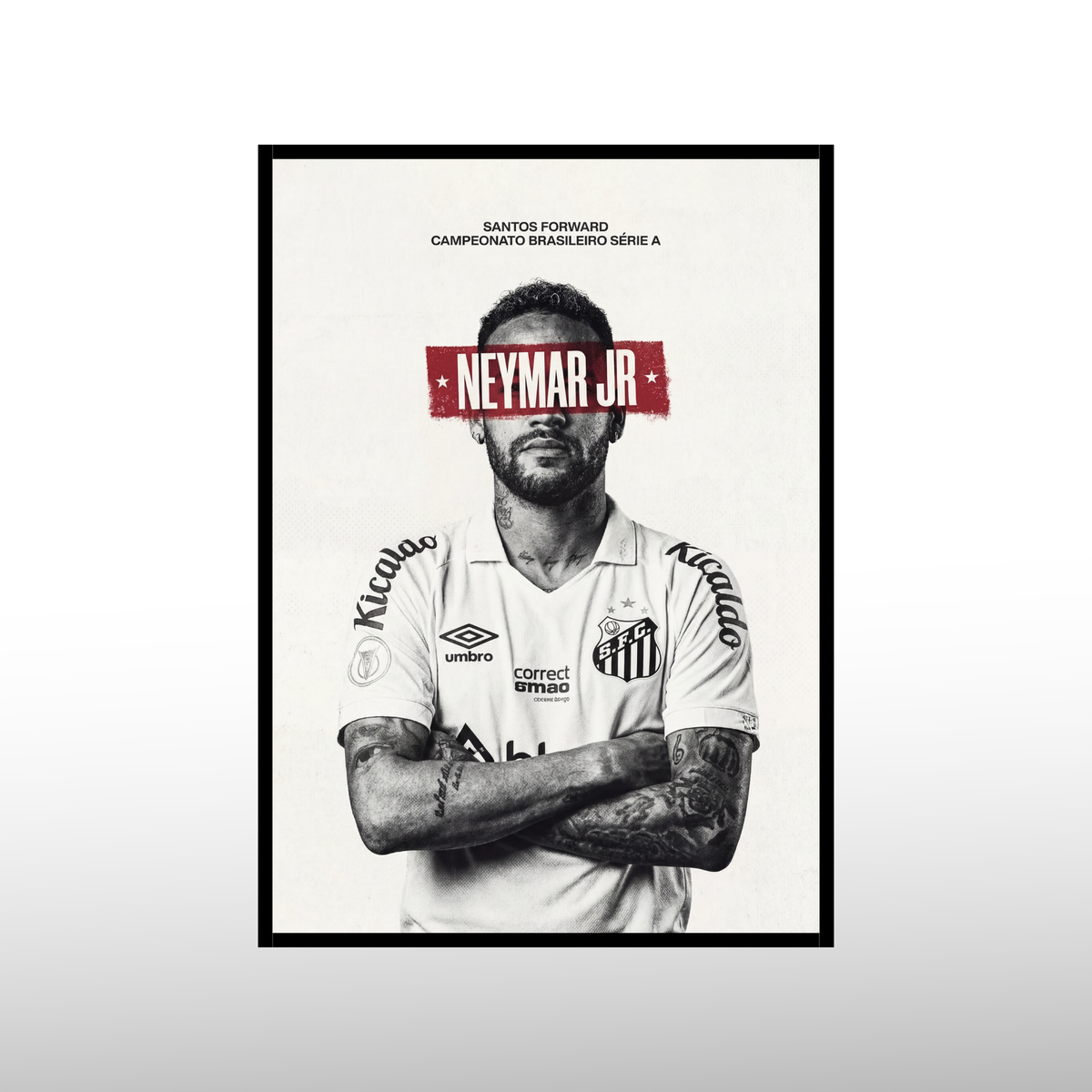 Neymar Jr - Ribbon Edition Poster