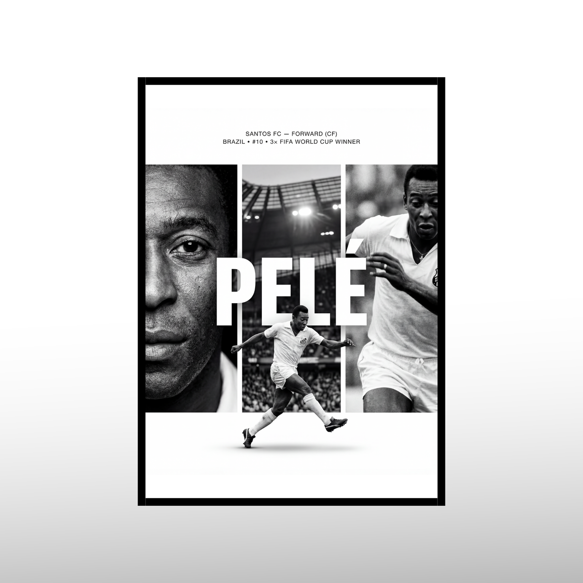 Pele - Collage Edition Poster