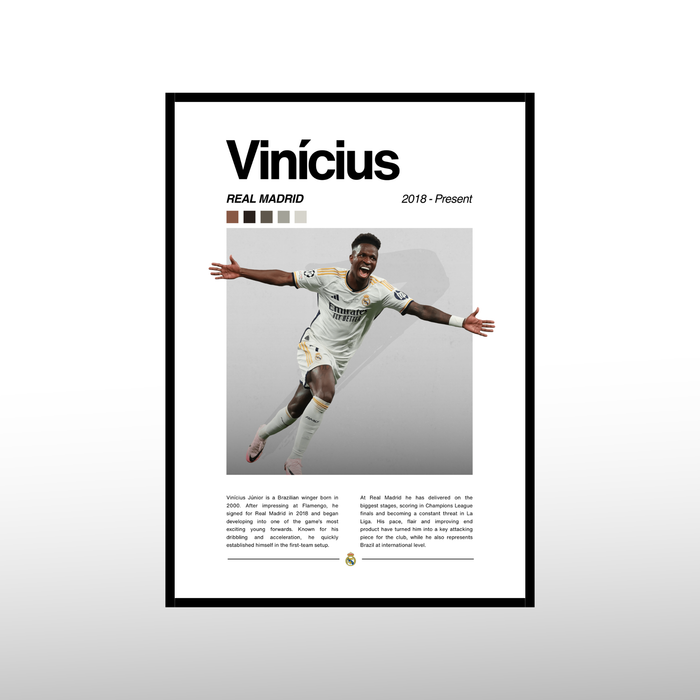 Vinicius Jr - Cover Edition Poster